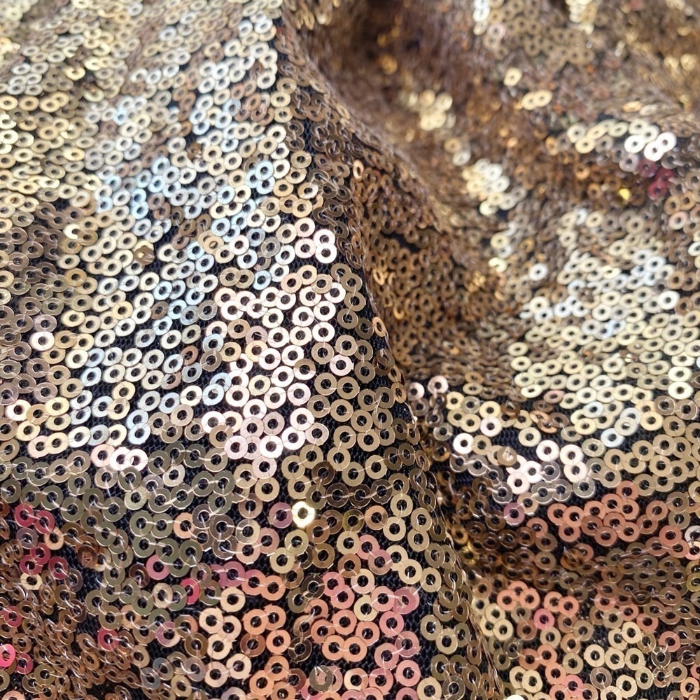 Gold Sequin Strapless Gown - Picture 15 of 15